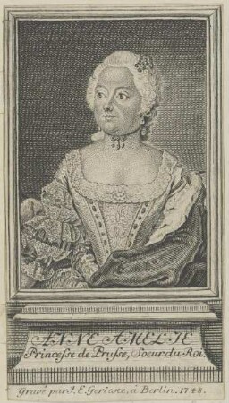 Bildnis der Anne Amelie de Prusse