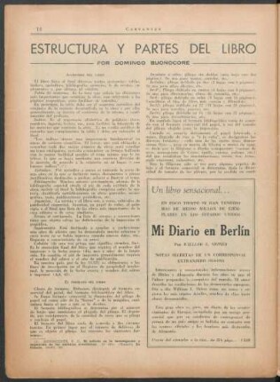 Estructura y partes del libro : [Tomado del libro recientemente publicado "Elementos de bibliotecología".]