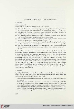 Ausgewählte Texte im Wortlaut