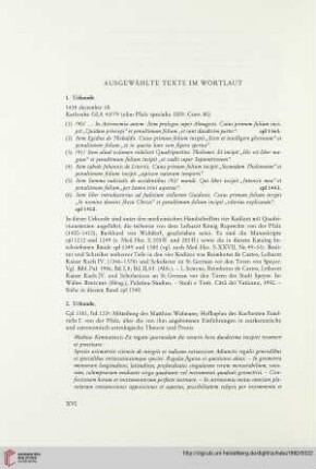 Ausgewählte Texte im Wortlaut
