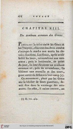Chapitre XIII: Du tombeau commun des Grecs