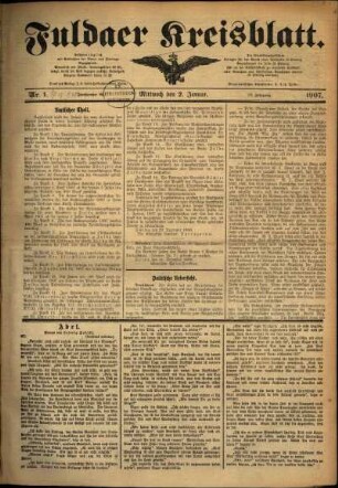 Ausgabe vom Mittwoch, den 02. Januar 1907.