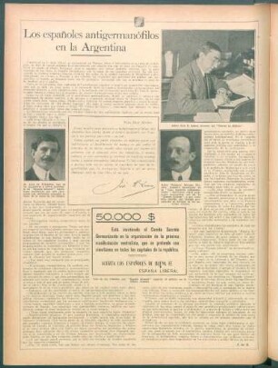 Los españoles antigermanófilos en la Argentina