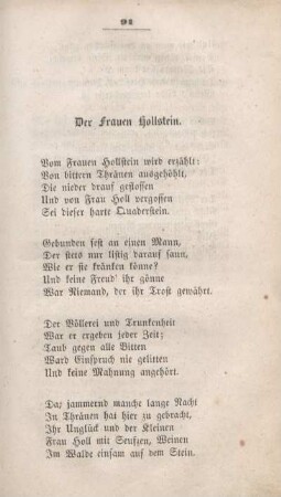 Der Frauen Hollstein