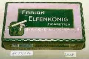 Blechdose für 50 Stück "FABIAN ELFENKÖNIG ZIGARETTEN"