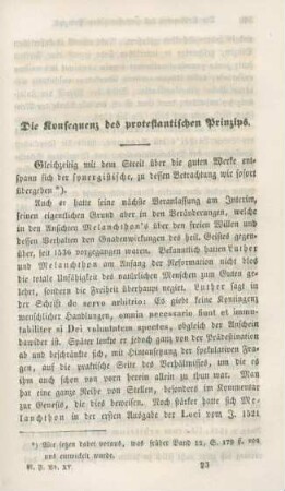 339-367 Die Konsequenz des protestantischen Prinzips