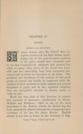 Chapter IV. Borneo