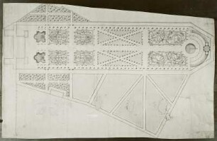 Warschau, Gartenplan des Sächsischen Palais