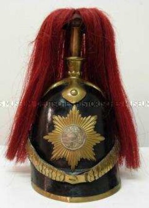Helm für Trompeter der Infanterie, Mecklenburg-Strelitz