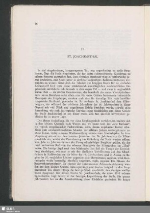 II. St. Joachimsthal
