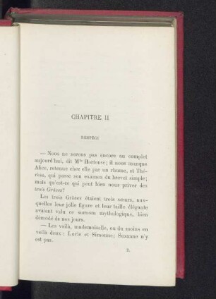 Chapitre II Respect