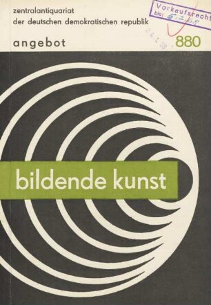 Nr. 880: Bildende Kunst