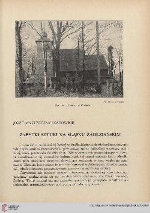 7: Zabytki sztuki na Śląsku Zaolziańskim