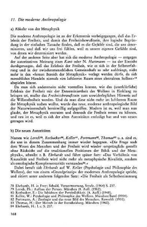168-178, 11. Die moderne Anthropologie
