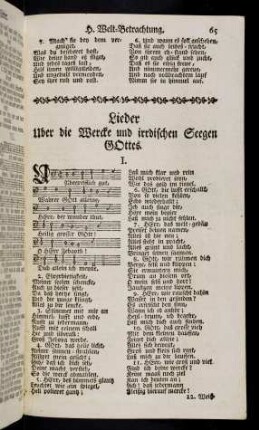 65-71, Lieder uber die Wercke und irrdischen Seegen Gottes