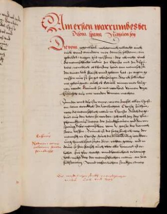 7r-8r, Warumb es beim Span von der herrlichait Christi zuthun sei