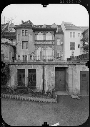 Kamenz, Lessingplatz 19. Wohnhaus (1902). Hoffront