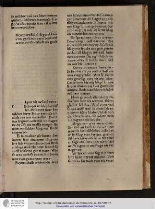 Wye Parzifal zu° Sygunen kam und gar sere von ir bescholten ward durch verlust des grals.