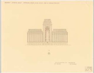 Verlagshaus des Scherl-Verlages, Berlin: Ansicht Jerusalemer Straße 1:200