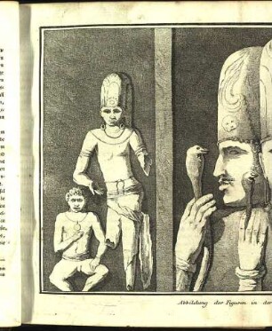 Tab. V. Abbildung der Figuren in der Pagode bey 1.2.3. auf dem Grundris Tab III