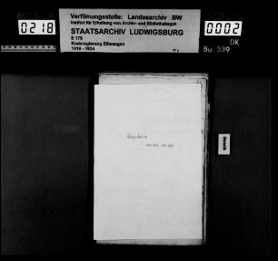 Allmanden und Realgemeinderechte zu Übrigshausen und in der Teilgemeinde Kupfer