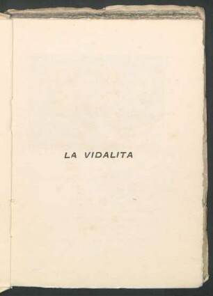 La vidalita
