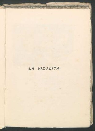 La vidalita