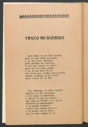 Truco no querido