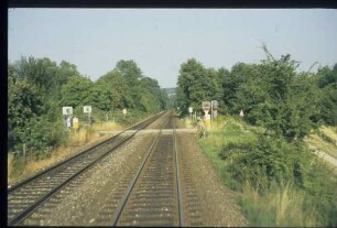 Übergang in km 61+028 zwischen Hall und Michelbach