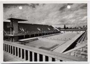 Berlin, Reichssportfeld, Olympiastadion, Schwimmstadion