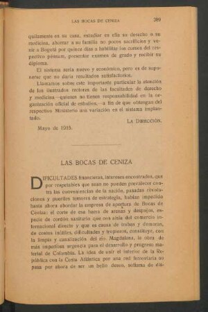 Las bocas de ceniza
