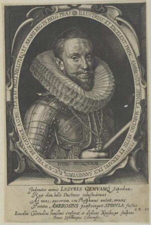 Bildnis des Ambrogius Spinola Marchio de los Balbases
