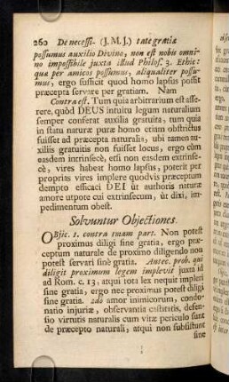 260-267, Solvuntur Objectiones