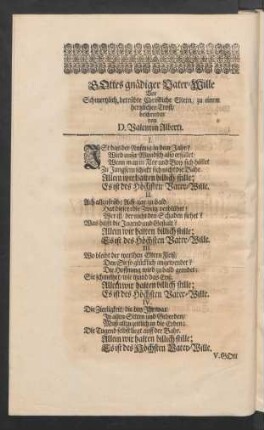 Gottes gnädiger Vater-Wille