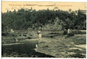 Niederstriegis. Muldental m. Eisenbahnbrücke
