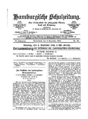 Zur Geschichte des hamburgischen Privatschulwesens : 2. J. A. Schlüters Tätigkeit in der Gesellschaft der Freunde usw. und für sie ; (Schluß)