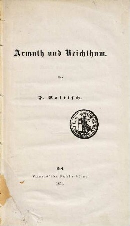 Armuth und Reichthum