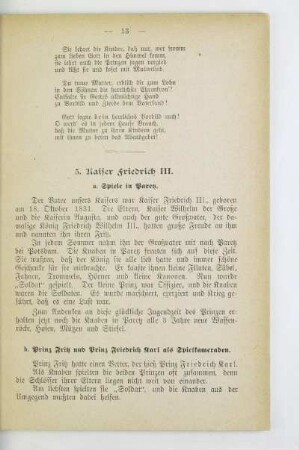 5. Kaiser Friedrich III.