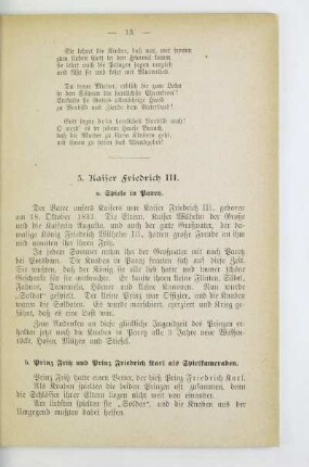 5. Kaiser Friedrich III.