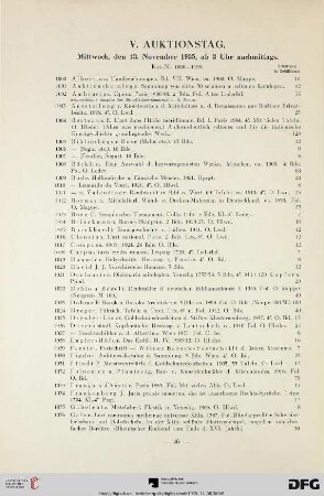 V. Auktionstag (Nr. 1000-1195)