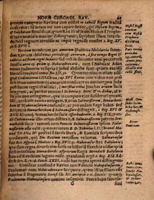Discussio in fallibilitatis novae chronolog. biblicae Chr. Ravii ... : accessit Dissertatio de chronici S. emendatione