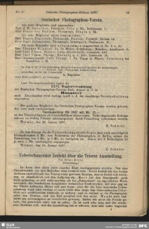 Ueberschauender Bericht über die Trierer Ausstellung