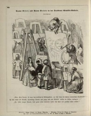 "Doctor Eisele und Baron Beisele in der Dresdener Gemälde-Gallerie"
