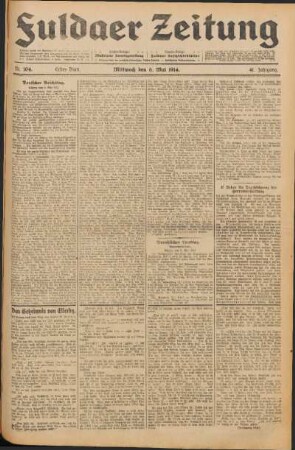 Ausgabe vom Mittwoch, den 06. Mai 1914.