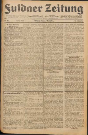Ausgabe vom Mittwoch, den 06. Mai 1914.