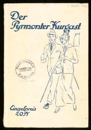 1914, Heft 8: Der Pyrmonter Kurgast