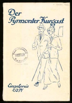 1914, Heft 8: Der Pyrmonter Kurgast