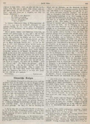 685-687 Literarische Notizen