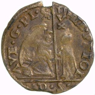 Münze, 6 Soldi, 1564 - 1565
