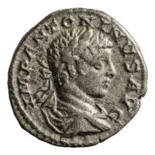 Münze, Denar, 219 n. Chr.